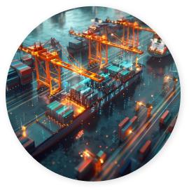 نظام النقل والتوصيل والخدمات اللوجستية